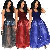 Robe femme MOONOSA en Mélange de fibres chimiques - Ref 3328567