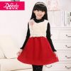 Robes pour fille DEEDU en flanelle - Ref 2044242
