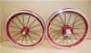 Roues de vélo LDCNC 14 pouces - Ref 2366113