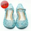 Sandales enfants en tissu Sequin FROZEN Baotou paillette pour été - semelle plastique Ref 1052986