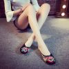 Sandales femme en tissu - Ref 2673611