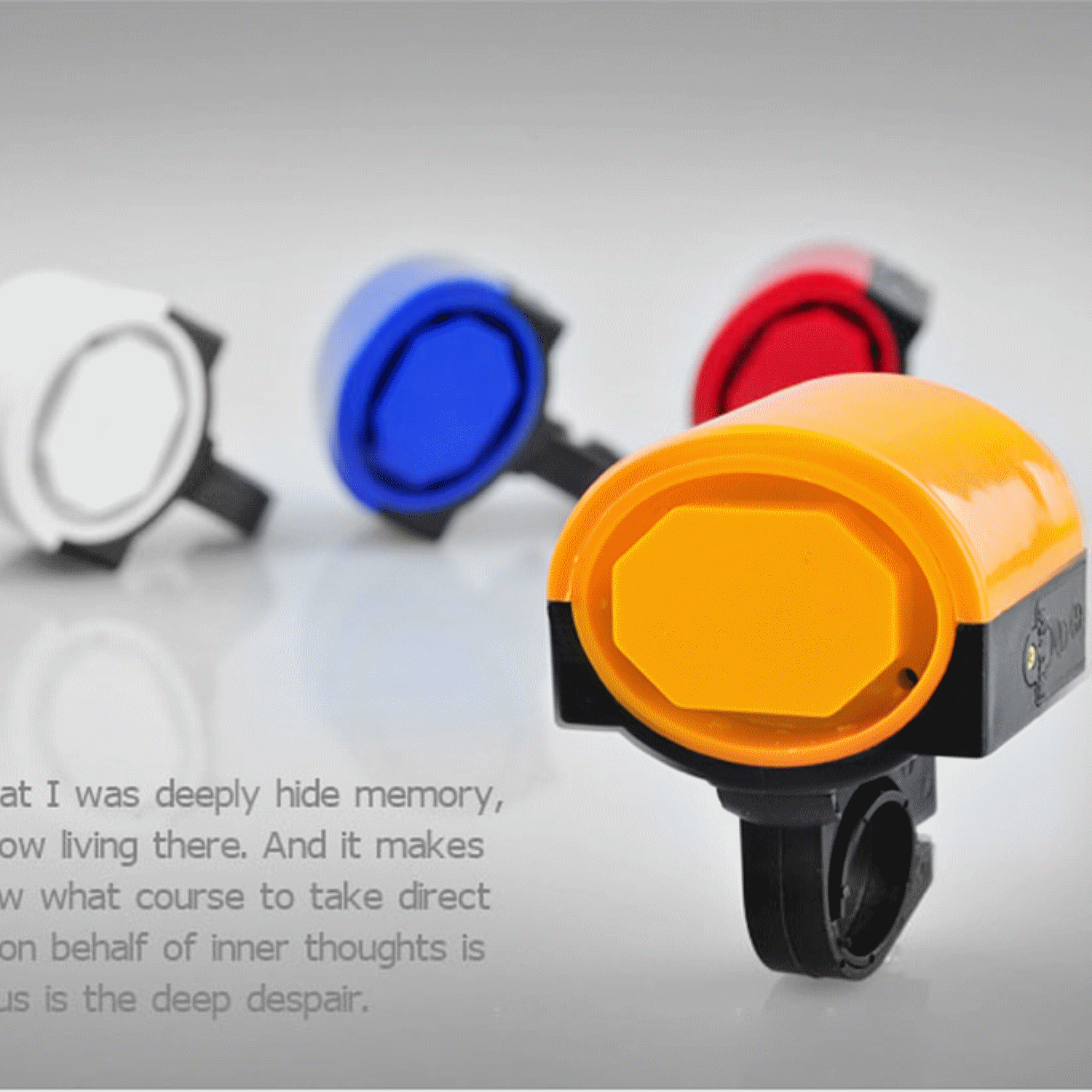 Sonnette de vélo klaxon électrique ONLINELOVE - Ref 1452908