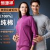 Sous-vêtement chaud personne âgée simple en coton - Ref 749530