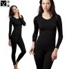 Sous-vêtement chaud jeunesse simple en coton - Ref 749866