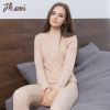 Sous-vêtement chaud jeunesse simple en coton - Ref 768689