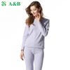 Sous-vêtement chaud jeunesse simple en coton - Ref 769418