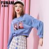 Sweatshirt femme - Ref 3214405
