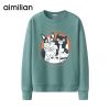 Sweatshirt femme - Ref 3214533