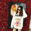 Sweatshirt femme LUOKYPAI RONG PAI en Coton - Ref 3215283