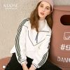 Sweatshirt femme KUOSE en Coton - Ref 3216403