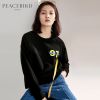 Sweatshirt femme PEACEBIRD - Ref 3216459