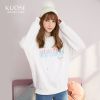 Sweatshirt femme KUOSE - Ref 3216638