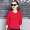 Sweatshirt femme ROUNTLI en Coton - Ref 3216889