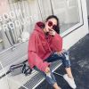 Sweatshirt femme XYE en Coton - Ref 3217078