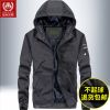 Sweatshirt homme ZHAN en Nylon - Ref 3127680