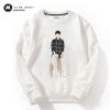 Sweatshirt homme MENGKIEKI en Coton - Ref 3128784
