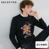 Sweatshirt homme SELECTED en Coton - Ref 3130793