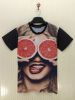 T-shirt 3D Orange Amère - Ref 699