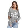 T-shirt femme en coton - Ref 3433913