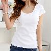 T-shirt femme en Coton Spandex - Ref 3433979