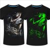 T-shirt fluorescent jour-nuit - Ref 3423956