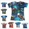 T-shirt 3D Modèles des marées  - Ref 384