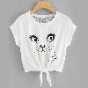 T shirt femme en Coton - Ref 3314426