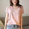 T shirt femme en Coton - Ref 3315422