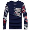 T-Shirt Impression Créatifs manches longues - Ref 3418