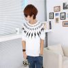 T-Shirt Impression Créatifs manches longues - Ref 3437