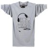 T-Shirt Impression Créatifs manches longues - Ref 3721
