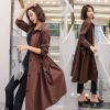 Trench pour femme XIZIBIYI en Polyester - Ref 3225737