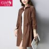 Trench pour femme EUNMSI en Coton - Ref 3226140