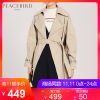 Trench pour femme PEACEBIRD en Coton - Ref 3226141