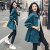 Trench pour femme JIAO TINGFANG en Coton - Ref 3226495