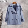 Trench pour femme en Coton - Ref 3226563