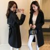 Trench pour femme LUOSIMATE en Coton - Ref 3226857