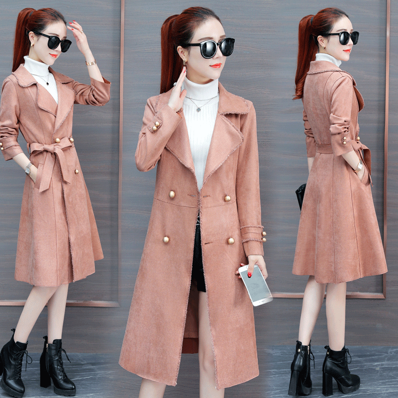 Trench pour femme LAIYFS en Polyester - Ref 3226974