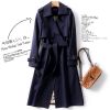Trench pour femme YI YU en Polyester - Ref 3227583