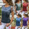 Tshirt femme SHANGMEIOUXIU en Coton - Ref 3314293