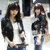 Veste cuir femme - Ref 3447374