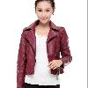 Veste cuir femme en PU - Ref 3447425