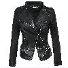 Veste cuir femme - Ref 3447454