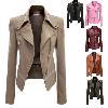 Veste cuir femme en PU - Ref 3447622