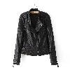 Veste en cuir femme en PU - Ref 3447395