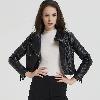 Veste en cuir femme en PU - Ref 3447485