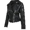 Veste en cuir femme en PU - Ref 3447518