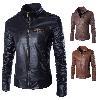 Veste en cuir homme - Ref 3443664