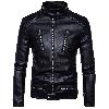 Veste en cuir homme - Ref 3443667