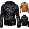 Veste en cuir homme - Ref 3443669